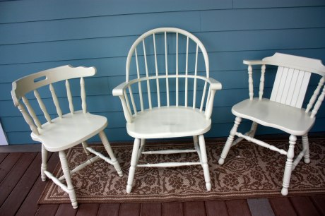 Voila! Three mint chairs!